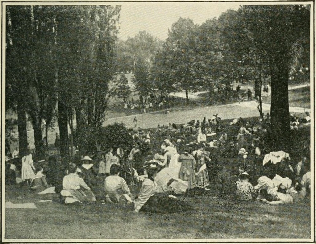 An illustration from How Paris amuses itself;, 1903, leaf 344