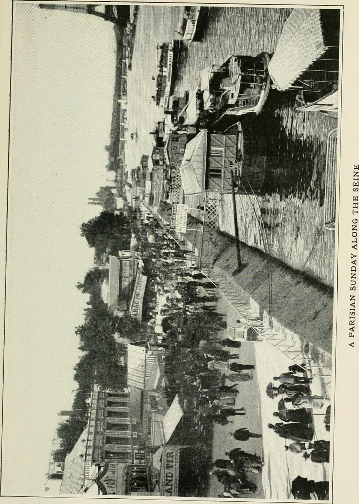 An illustration from How Paris amuses itself;, 1903, leaf 350