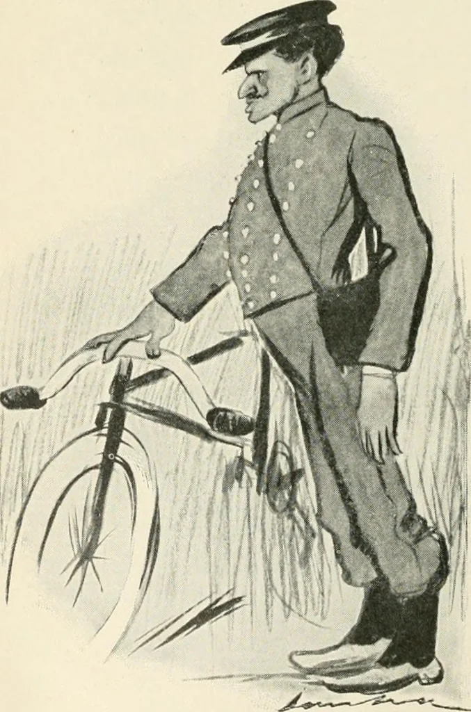 An illustration from How Paris amuses itself;, 1903, leaf 69