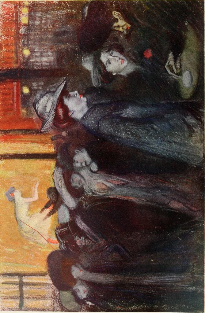 An illustration from How Paris amuses itself;, 1903, leaf 7
