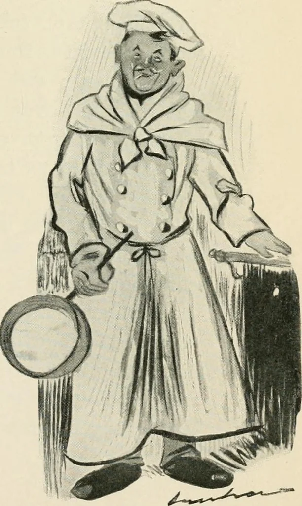 An illustration from How Paris amuses itself;, 1903, leaf 78