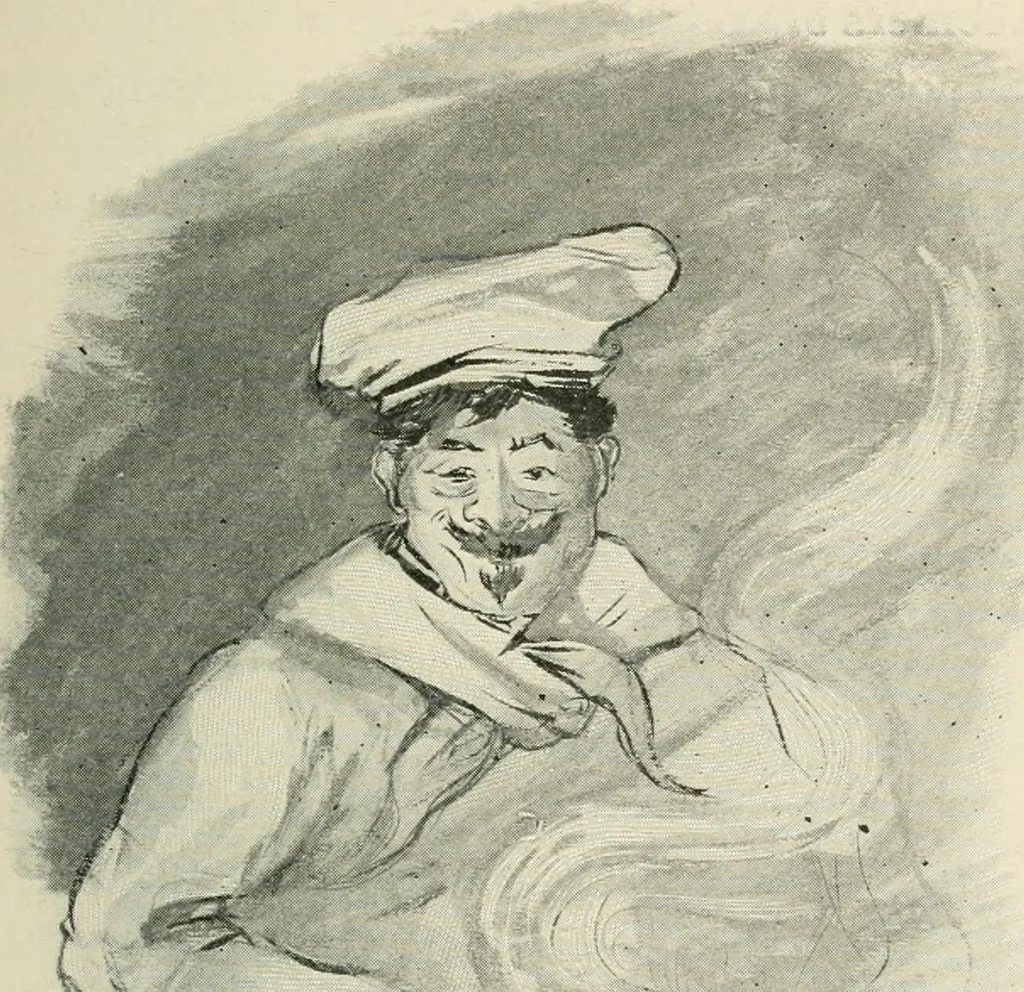 An illustration from How Paris amuses itself;, 1903, leaf 82