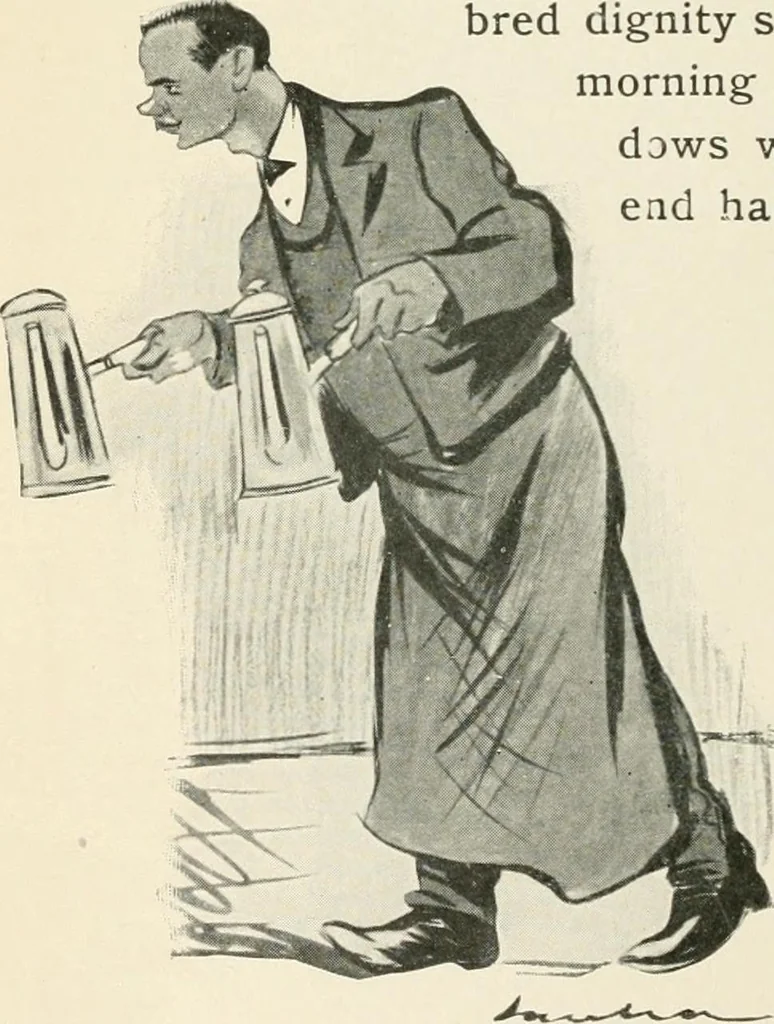 An illustration from How Paris amuses itself;, 1903, leaf 83