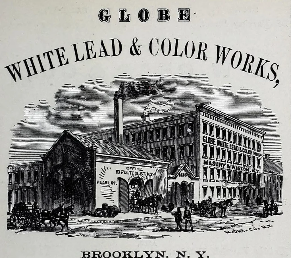 An illustration from How shall we paint our houses? A popular treatise on the art of house-painting: plain and decorative. Showing the nature, composition and mode of production of paints and painters' colors, and their proper and harmonious combination and arrangement, 1868, leaf 225