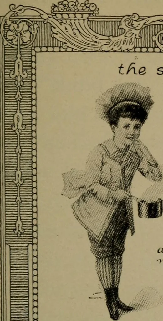 An illustration from How to advertise, a guide to designing, laying out, and composing advertisements, 1917, leaf 130