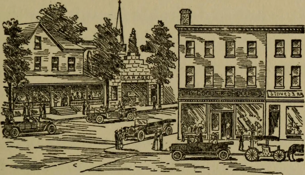 An illustration from How to advertise, a guide to designing, laying out, and composing advertisements, 1917, leaf 200