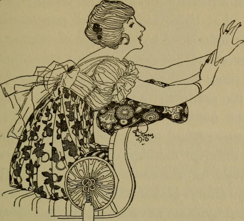 An illustration from How to advertise, a guide to designing, laying out, and composing advertisements, 1917, leaf 234