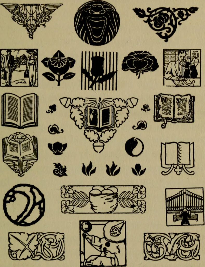 An illustration from How to advertise, a guide to designing, laying out, and composing advertisements, 1917, leaf 254