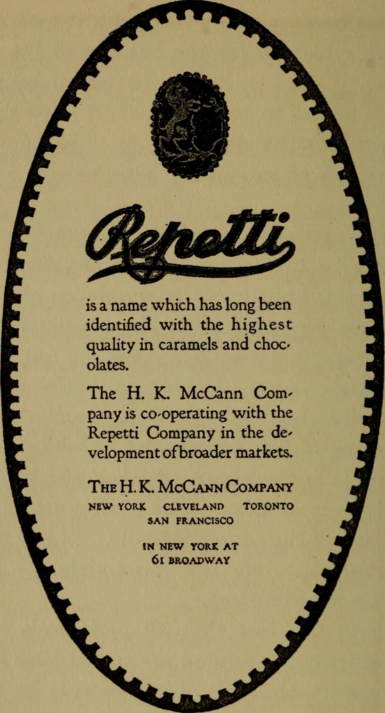 An illustration from How to advertise, a guide to designing, laying out, and composing advertisements, 1917, leaf 287