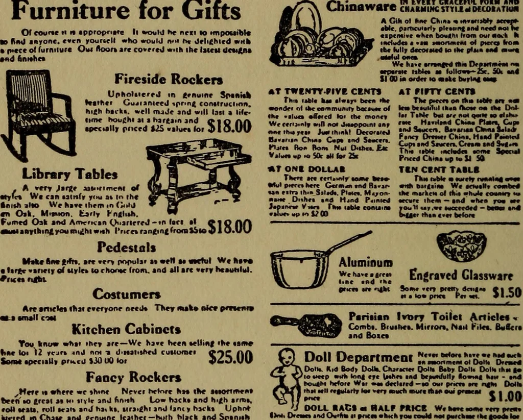 An illustration from How to advertise, a guide to designing, laying out, and composing advertisements, 1917, leaf 317