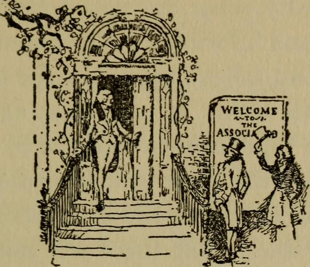 An illustration from How to advertise, a guide to designing, laying out, and composing advertisements, 1917, leaf 72