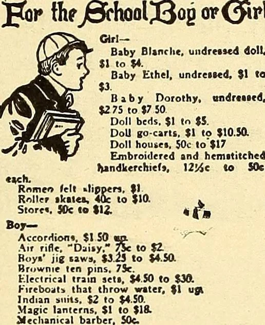 An illustration from How to advertise a retail store, including mail order advertising and general advertising; a complete comprehensive manual for promoting publicity, 1908, leaf 106