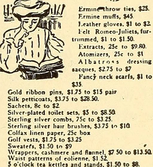 An illustration from How to advertise a retail store, including mail order advertising and general advertising; a complete comprehensive manual for promoting publicity, 1908, leaf 106