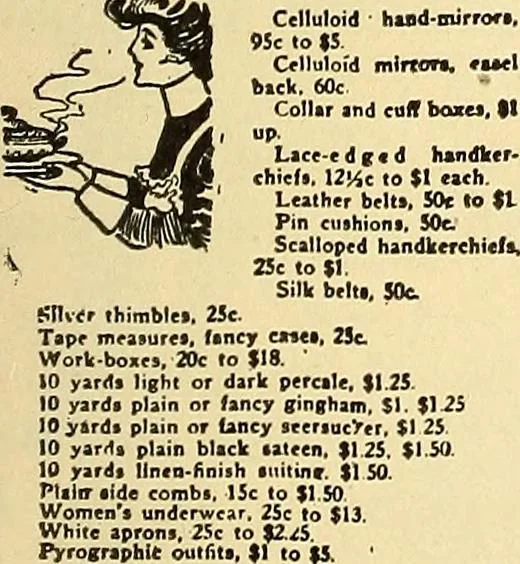 An illustration from How to advertise a retail store, including mail order advertising and general advertising; a complete comprehensive manual for promoting publicity, 1908, leaf 106