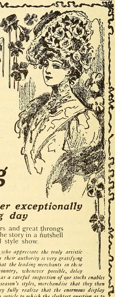 An illustration from How to advertise a retail store, including mail order advertising and general advertising; a complete comprehensive manual for promoting publicity, 1908, leaf 155