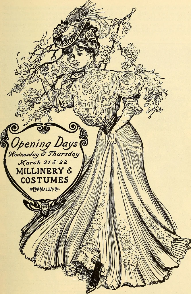 An illustration from How to advertise a retail store, including mail order advertising and general advertising; a complete comprehensive manual for promoting publicity, 1908, leaf 156