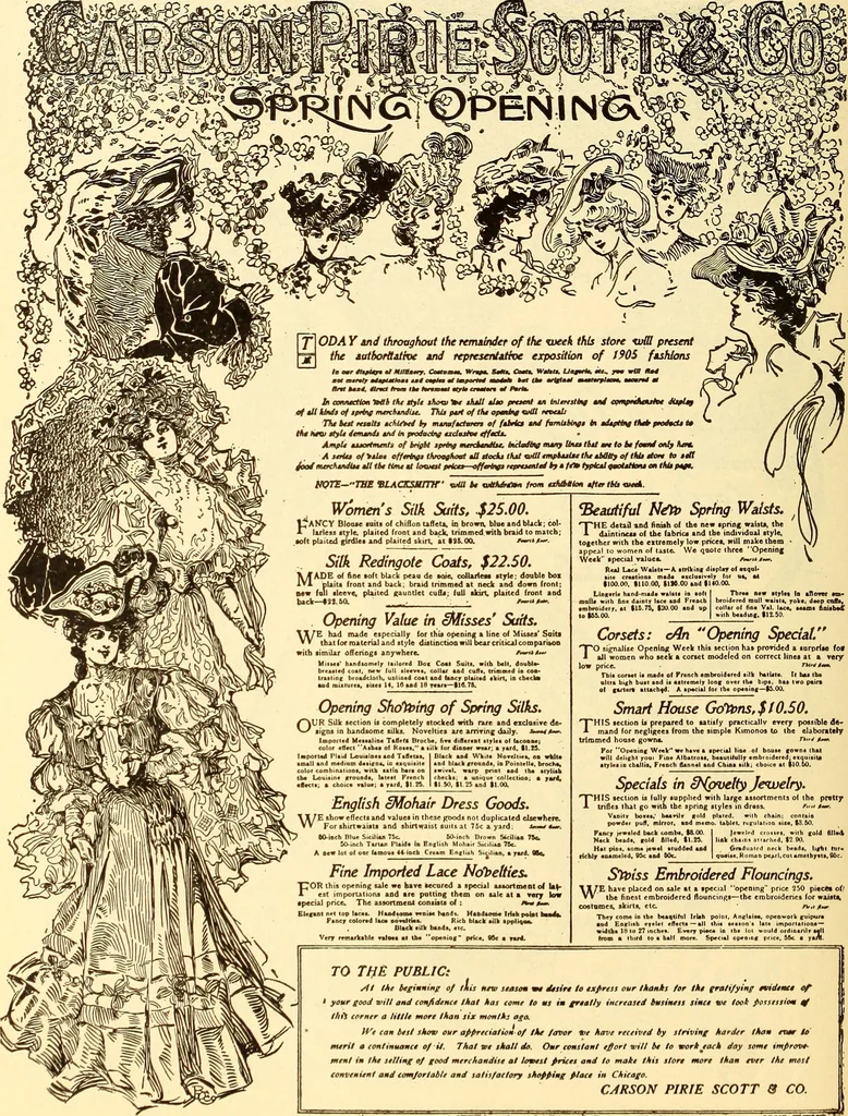 An illustration from How to advertise a retail store, including mail order advertising and general advertising; a complete comprehensive manual for promoting publicity, 1908, leaf 157