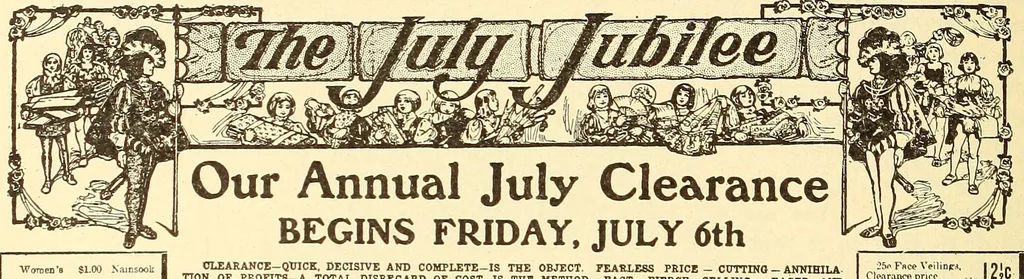 An illustration from How to advertise a retail store, including mail order advertising and general advertising; a complete comprehensive manual for promoting publicity, 1908, leaf 233