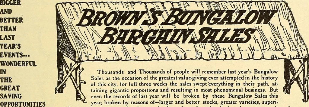 An illustration from How to advertise a retail store, including mail order advertising and general advertising; a complete comprehensive manual for promoting publicity, 1908, leaf 252