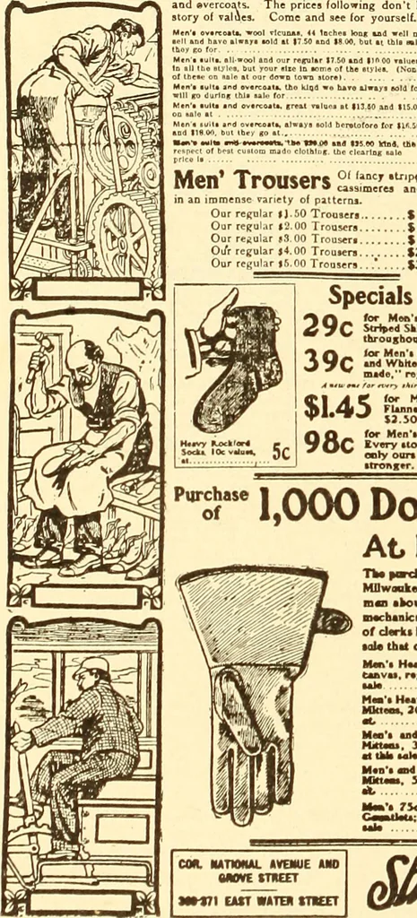 An illustration from How to advertise a retail store, including mail order advertising and general advertising; a complete comprehensive manual for promoting publicity, 1908, leaf 269