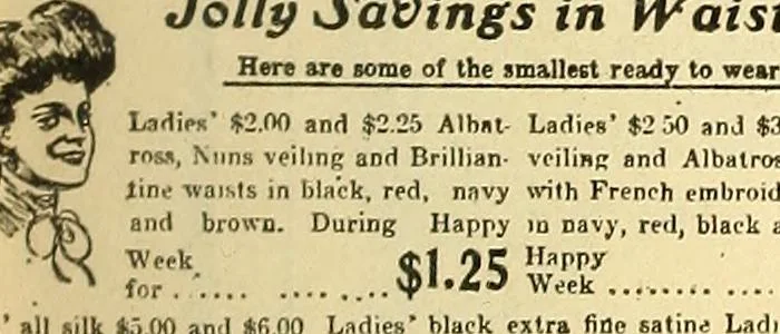 An illustration from How to advertise a retail store, including mail order advertising and general advertising; a complete comprehensive manual for promoting publicity, 1908, leaf 274