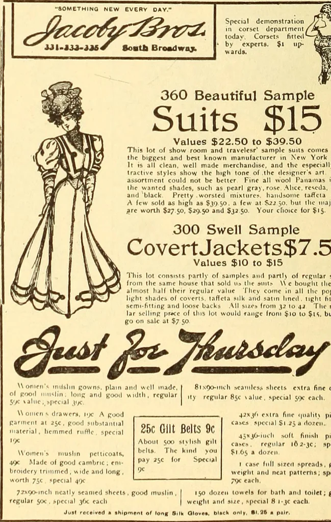 An illustration from How to advertise a retail store, including mail order advertising and general advertising; a complete comprehensive manual for promoting publicity, 1908, leaf 297