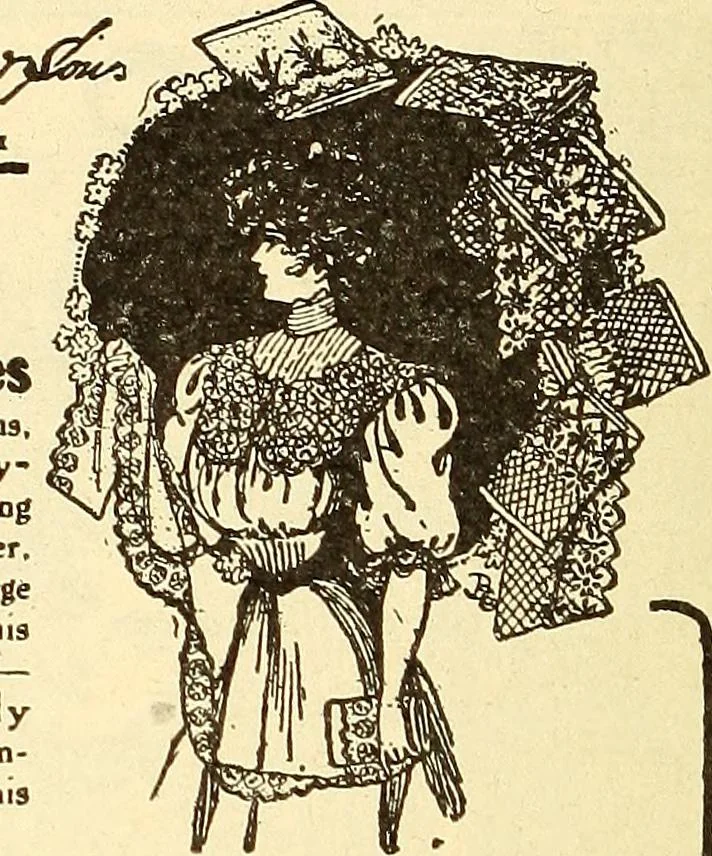 An illustration from How to advertise a retail store, including mail order advertising and general advertising; a complete comprehensive manual for promoting publicity, 1908, leaf 299