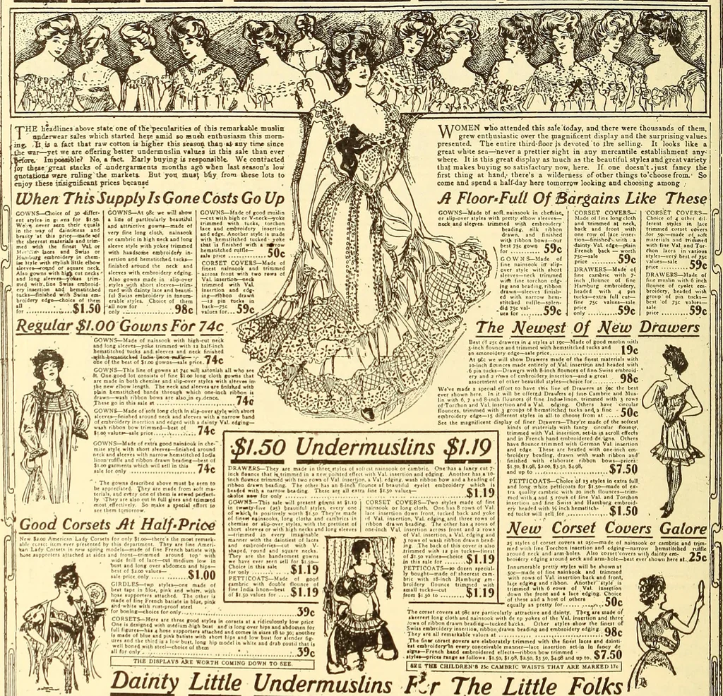 An illustration from How to advertise a retail store, including mail order advertising and general advertising; a complete comprehensive manual for promoting publicity, 1908, leaf 309