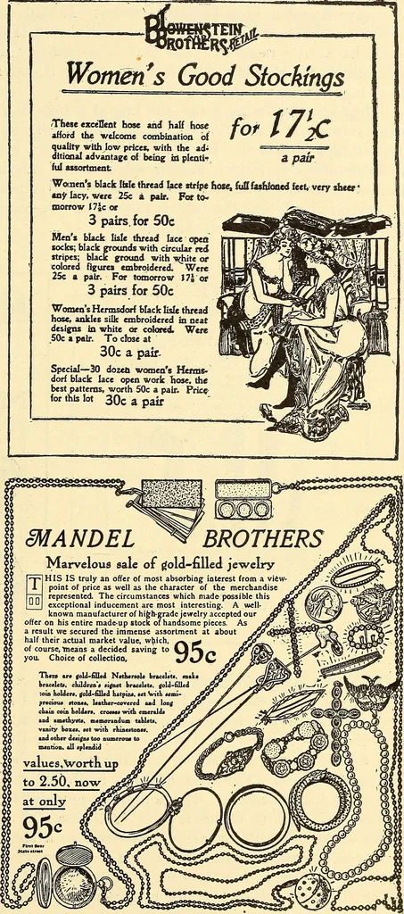 An illustration from How to advertise a retail store, including mail order advertising and general advertising; a complete comprehensive manual for promoting publicity, 1908, leaf 312