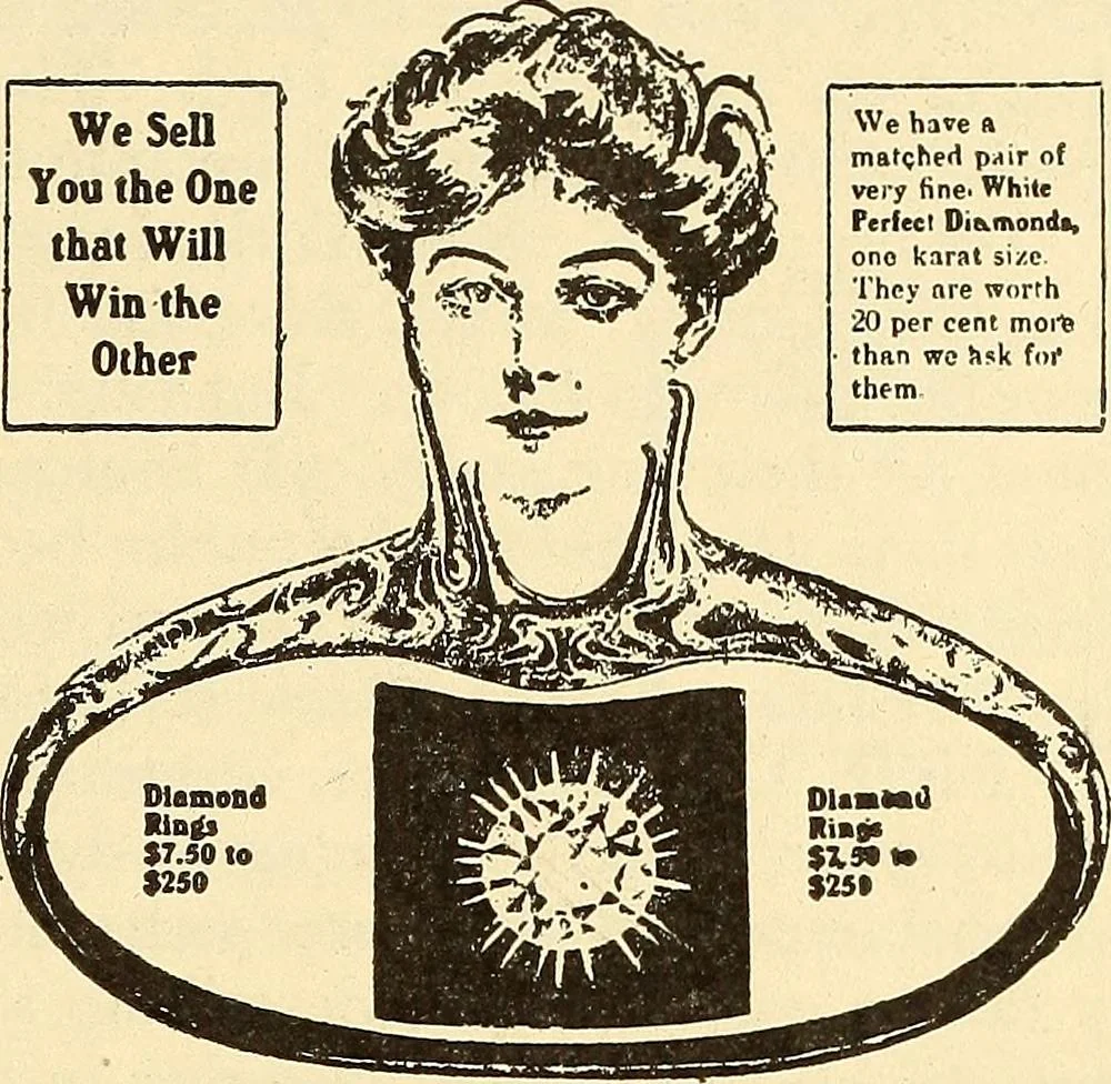 An illustration from How to advertise a retail store, including mail order advertising and general advertising; a complete comprehensive manual for promoting publicity, 1908, leaf 352