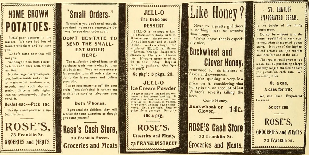 An illustration from How to advertise a retail store, including mail order advertising and general advertising; a complete comprehensive manual for promoting publicity, 1908, leaf 369