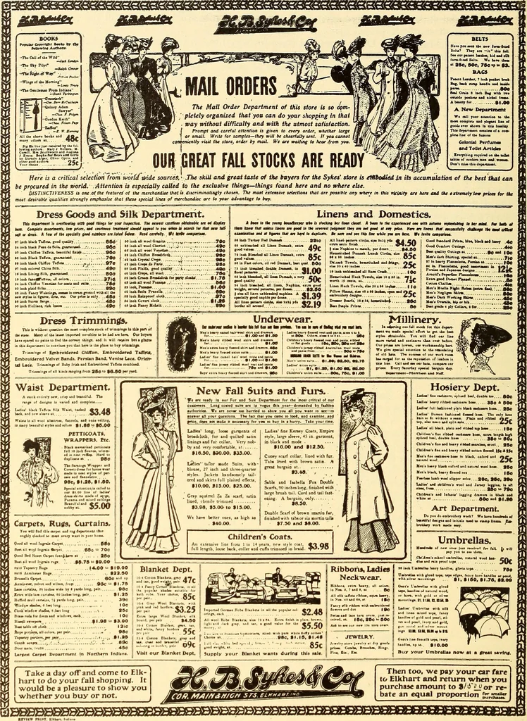An illustration from How to advertise a retail store, including mail order advertising and general advertising; a complete comprehensive manual for promoting publicity, 1908, leaf 391
