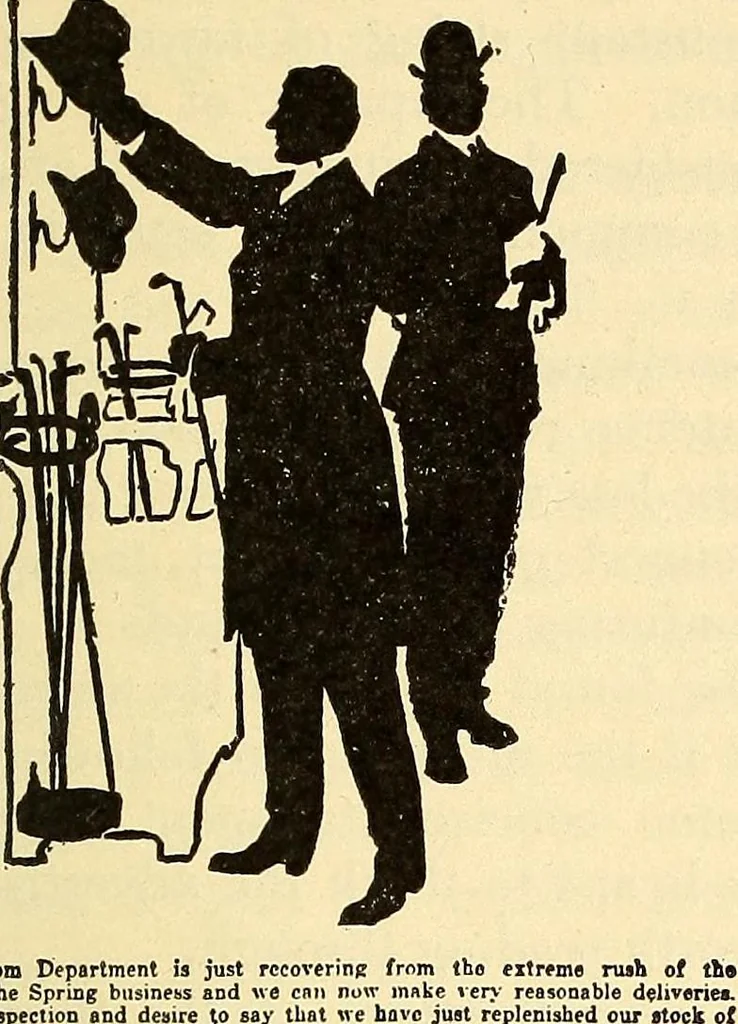 An illustration from How to advertise a retail store, including mail order advertising and general advertising; a complete comprehensive manual for promoting publicity, 1908, leaf 48