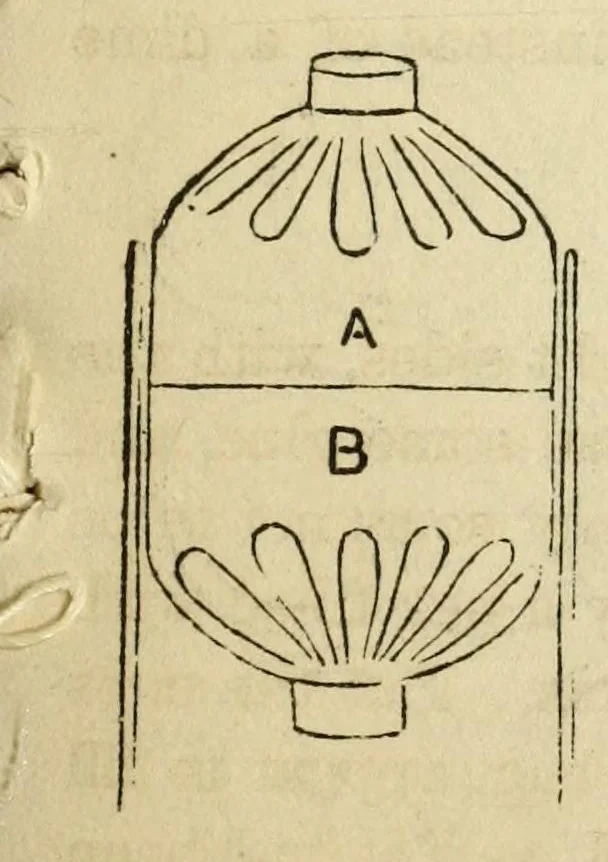 An illustration from How to amuse an evening party : a complete collection of home recreations .., 1869, leaf 77