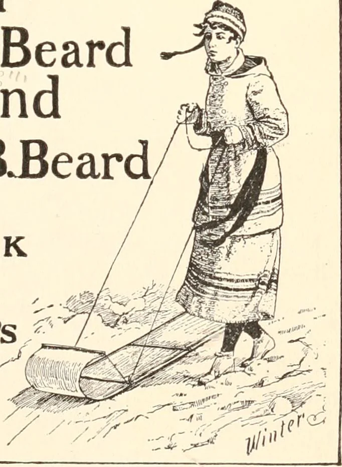 An illustration from How to amuse yourself and others. The American girl's handy book, 1887, leaf 10