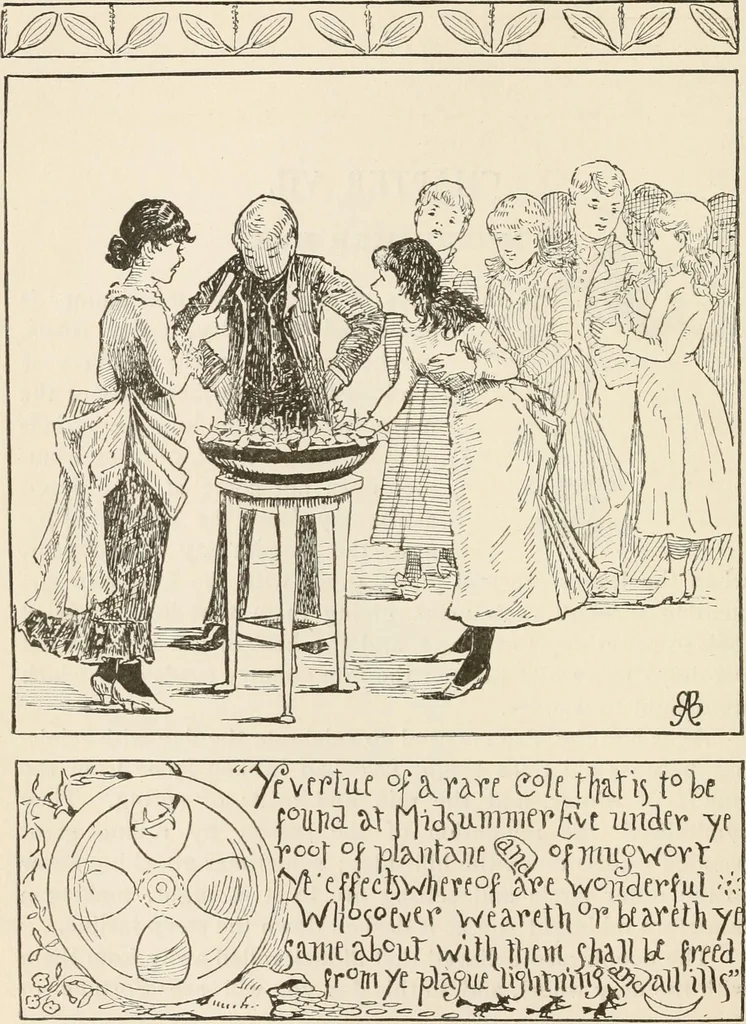 An illustration from How to amuse yourself and others. The American girl's handy book, 1887, leaf 105