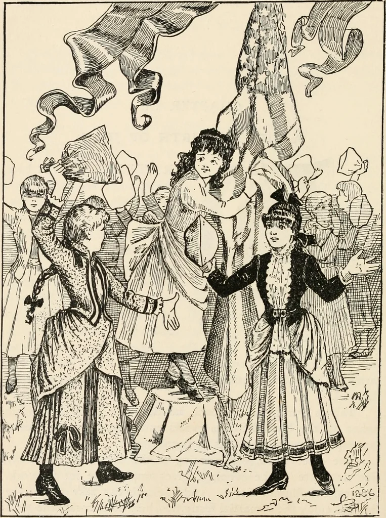 An illustration from How to amuse yourself and others. The American girl's handy book, 1887, leaf 127