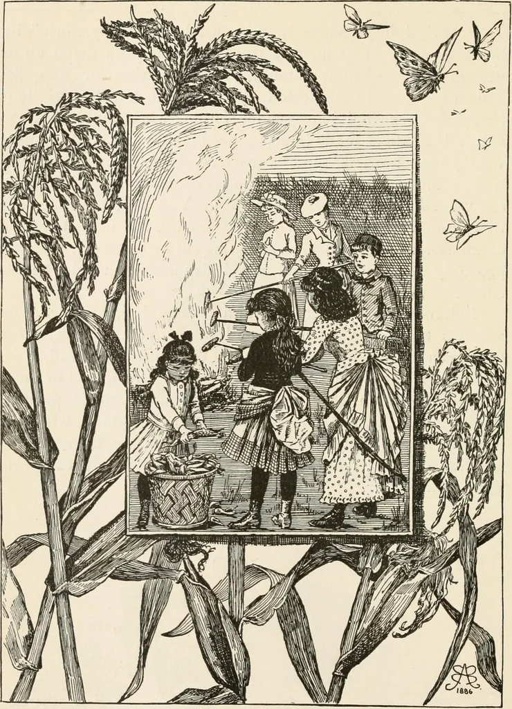 An illustration from How to amuse yourself and others. The American girl's handy book, 1887, leaf 151