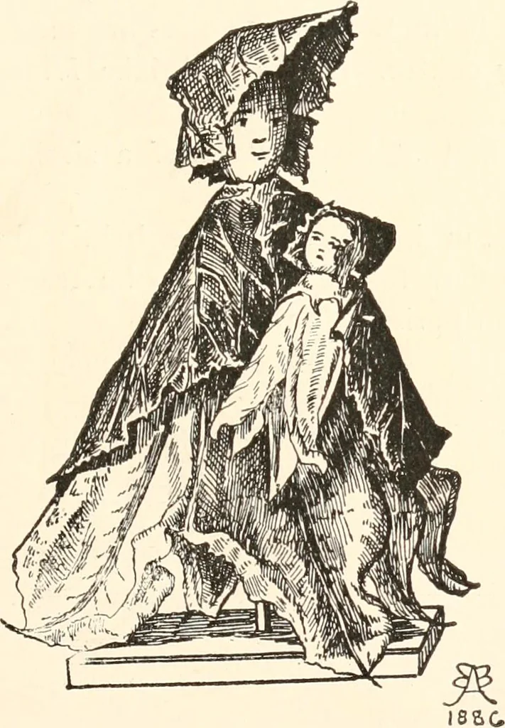 An illustration from How to amuse yourself and others. The American girl's handy book, 1887, leaf 196