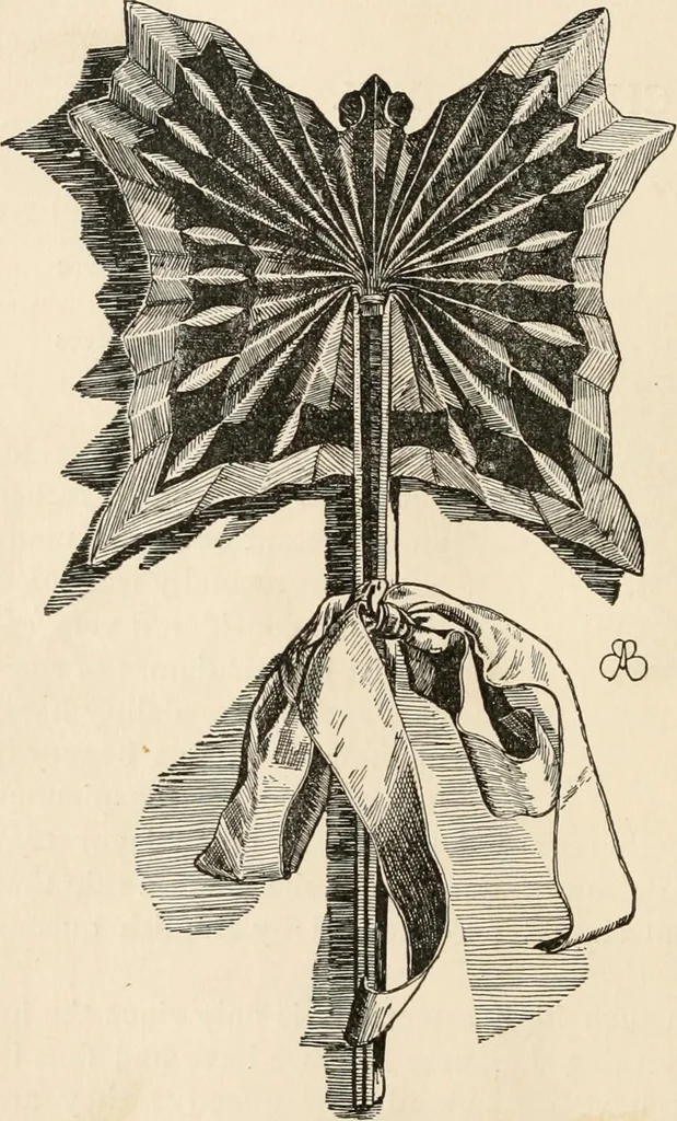 An illustration from How to amuse yourself and others. The American girl's handy book, 1887, leaf 199
