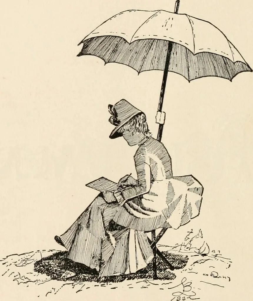 An illustration from How to amuse yourself and others. The American girl's handy book, 1887, leaf 207