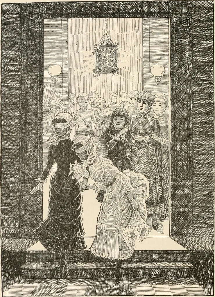 An illustration from How to amuse yourself and others. The American girl's handy book, 1887, leaf 209