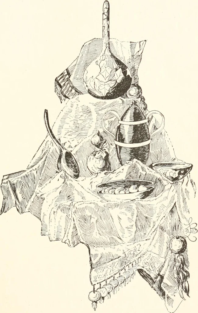 An illustration from How to amuse yourself and others. The American girl's handy book, 1887, leaf 234