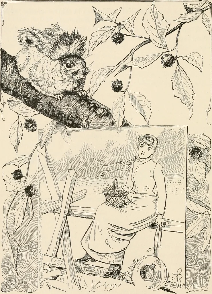 An illustration from How to amuse yourself and others. The American girl's handy book, 1887, leaf 237