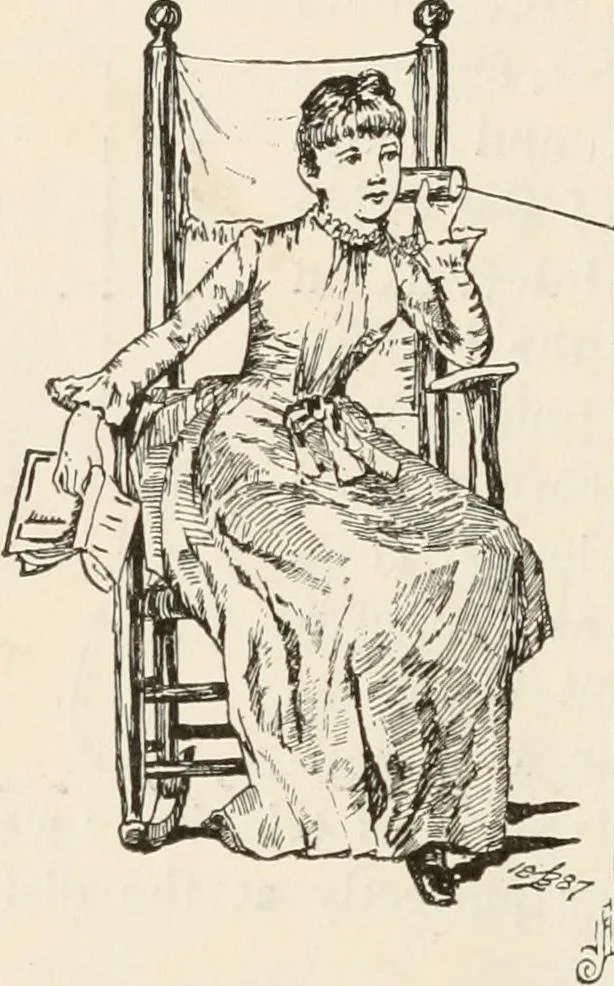 An illustration from How to amuse yourself and others. The American girl's handy book, 1887, leaf 247