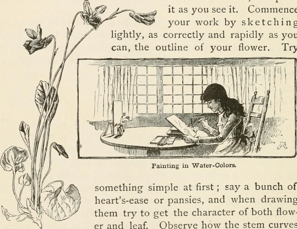 An illustration from How to amuse yourself and others. The American girl's handy book, 1887, leaf 261