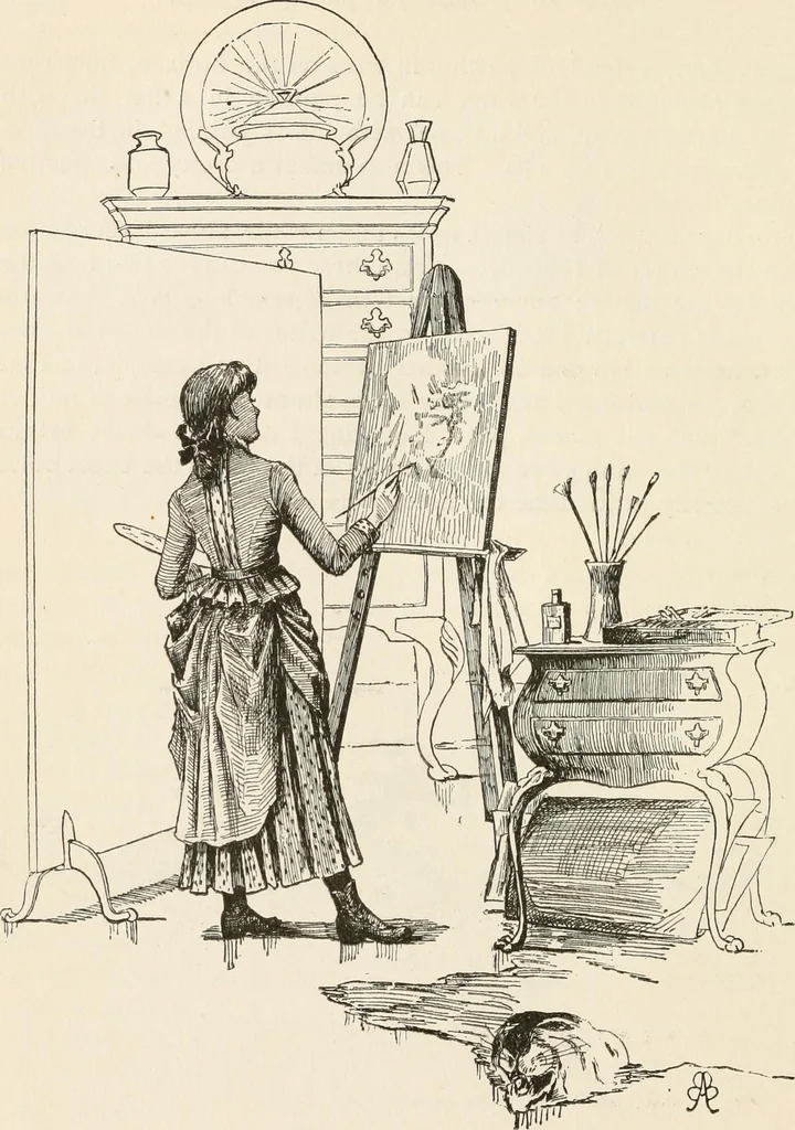 An illustration from How to amuse yourself and others. The American girl's handy book, 1887, leaf 269
