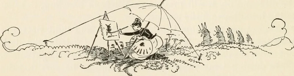 An illustration from How to amuse yourself and others. The American girl's handy book, 1887, leaf 277