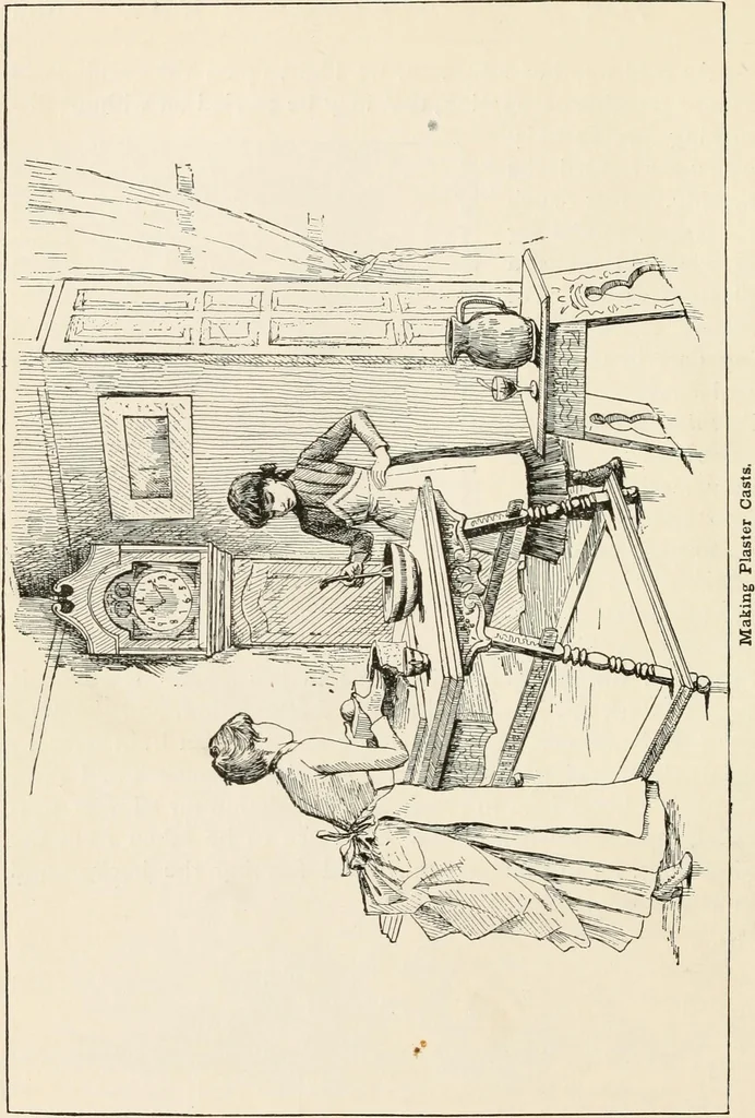 An illustration from How to amuse yourself and others. The American girl's handy book, 1887, leaf 287