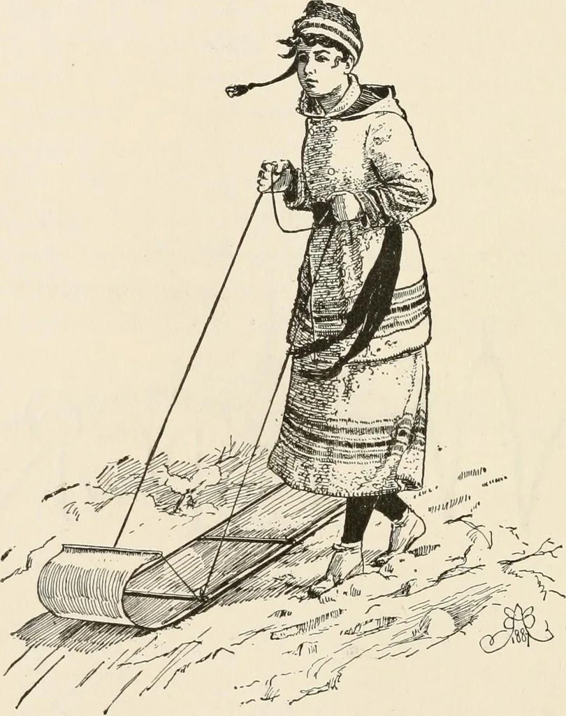 An illustration from How to amuse yourself and others. The American girl's handy book, 1887, leaf 337